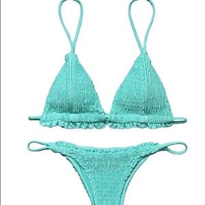 Never worn seafoam green bikini